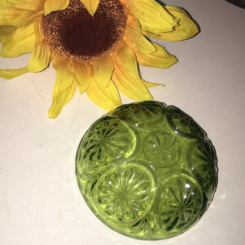 Anchor Hocking Avocado Green Glass small Bowl